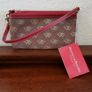 Dooney and Bourke large slim wristlet NEW